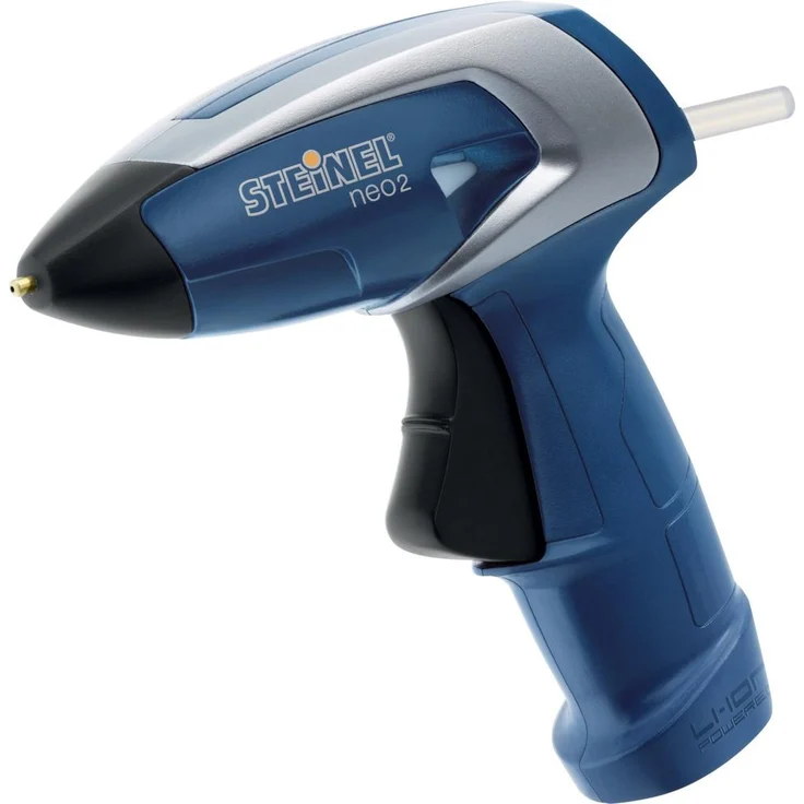 Steinel Akku-Heißklebepistole neo 2, Klebstoffrückzug, 3.6 V Akku, USB-Ladegerät, 3 Klebesticks 7 mm, Heißklebestift – Bild 3