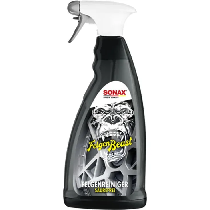 Sonax FelgenBeast Felgen Reiniger 1 L Säurefrei für Stahlfelgen Alufelgen RDKS