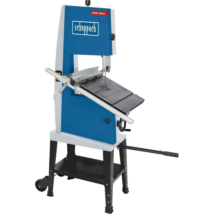 Scheppach Bandsäge BASA3-230V | 800W | Variable Geschwindigkeit | Durchlasshöhe 205mm | Durchlassbreite 306mm | Grauguss-Tisch | stufenlose Tischverstellung | inkl. Untergestell & Querschneidlehre – Bild 11