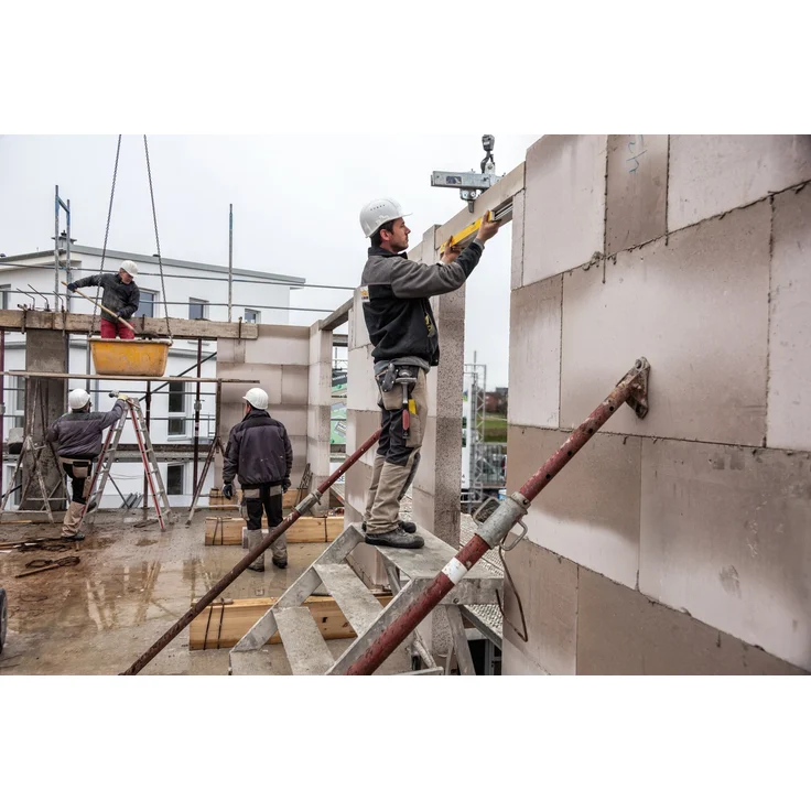 STABILA Teleskop-Wasserwaage Type 80 T, 80–127 cm, Alu-Profil mit Teleskopsystem, 1 Horizontal-Libelle, 1 Vertikal-Libelle, integrierte Rutsch-Stopper, Made in Germany – Bild 15