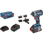 Bosch Professional Akku-Bohrschrauber GSR 18V-60 FC 2x Akku 4.0 ProCORE L-Boxx (06019G7106)