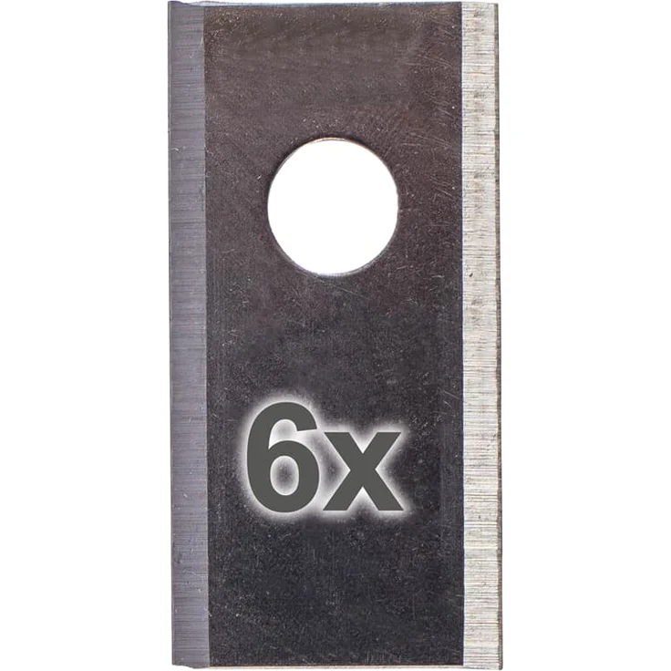 Scheppach Rasenmähermesser Messer für Rasenmäher Rasenmähroboter RLM500W 6 Stück