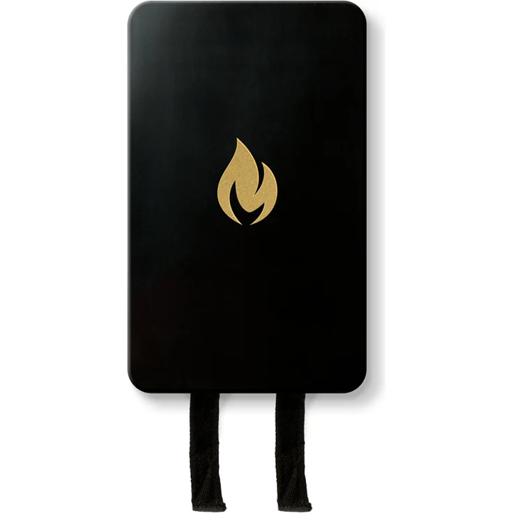 Nordic Flame Löschdecke Schwarz-Gold 1,2 m x 1,2 m – Bild 1