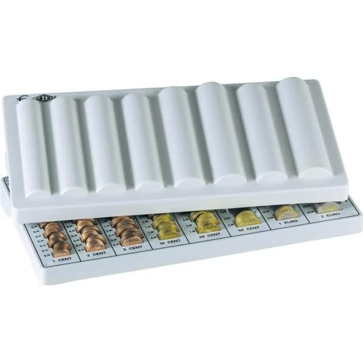 Wedo Münzzählbrett ECO lichtgrau