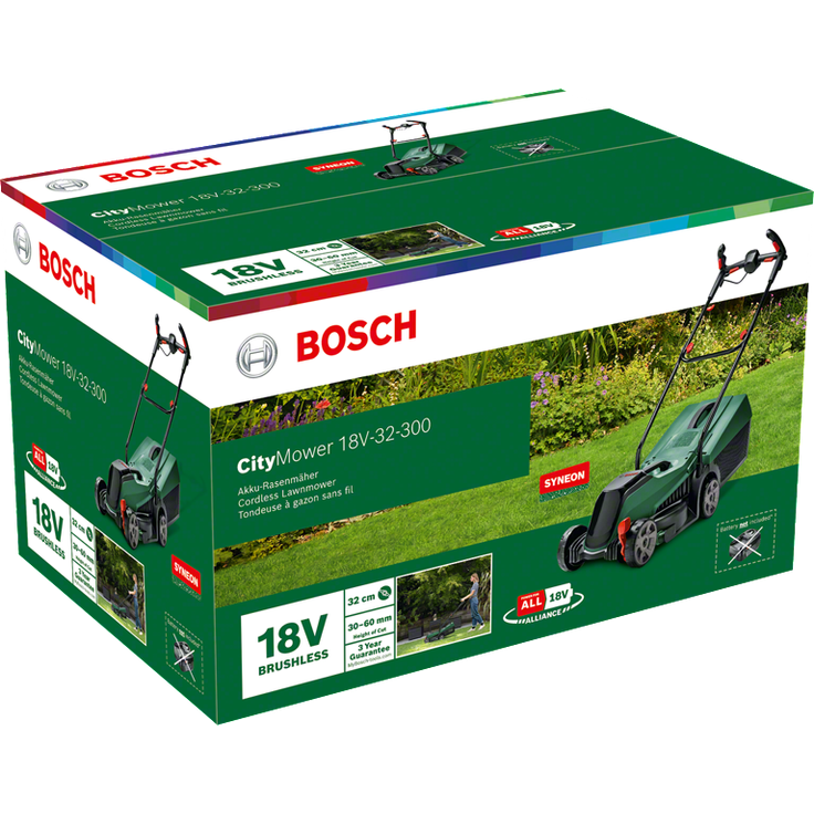 Bosch City Mower 18V-32-300 06008B9A08 Power for All 18V Akku-Rasenmäher ohne Akku ohne Ladegerät – Bild 9