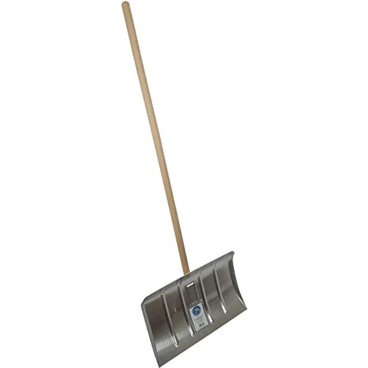 SHW Schneeschieber Alu 50 cm m. Schnittkante u. Stiel (Stiel 130cm) – Bild 2