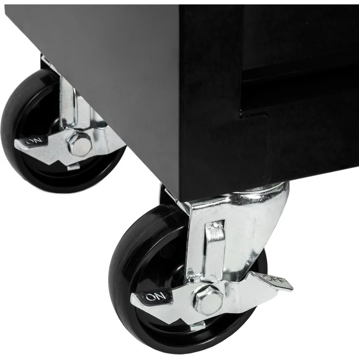 tectake Werkzeugwagen mit 7 Schubladen schwarz – Bild 6