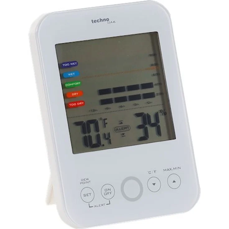 Techno Line WS 9422 Luftfeuchtemessgerät (Hygrometer) 20% rF 95% rF Taupunkt-/Schimmelwarnanzeige – Bild 3