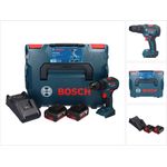 Bosch Professional GSB 18V-55 Professional Akku Schlagbohrschrauber 18 V 55 Nm Brushless + 2x Akku 5,0 Ah + Ladegerät + L-Boxx