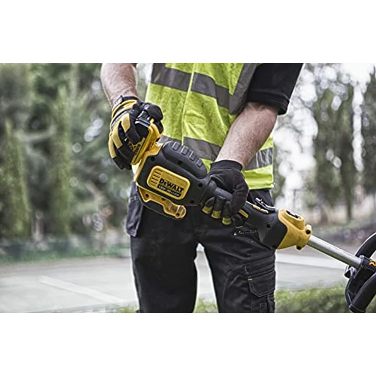DeWalt Akku-Rasentrimmer 18 Volt, bürstenlos, 30 cm Schnittbreite, zwei-Stufen-Elektronik, Bumb-Feed Fadenverlängerung, für große Flächen und Gärten, ohne Akku und Ladegerät DCM561PB – Bild 5