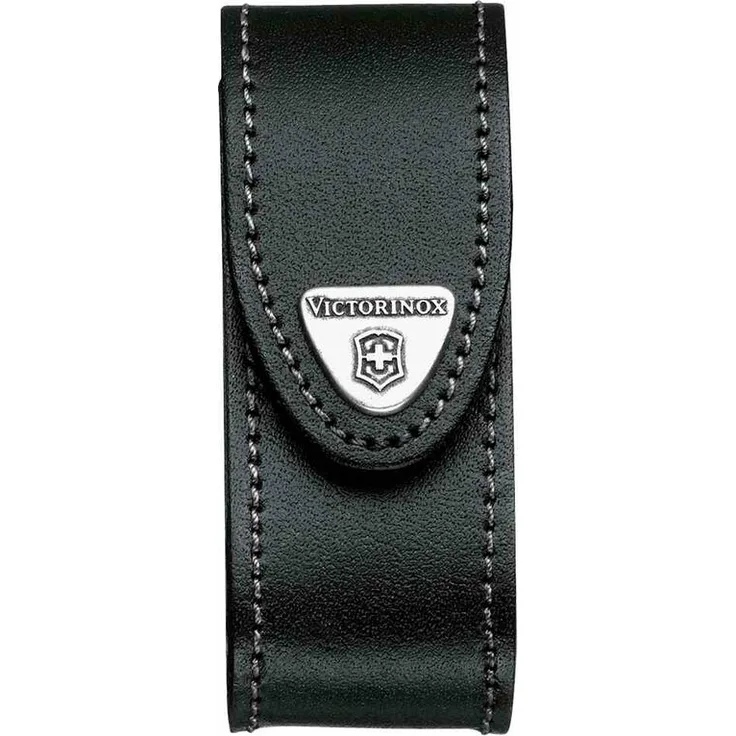VICTORINOX Gürteletui aus Leder schwarz auf Blister
