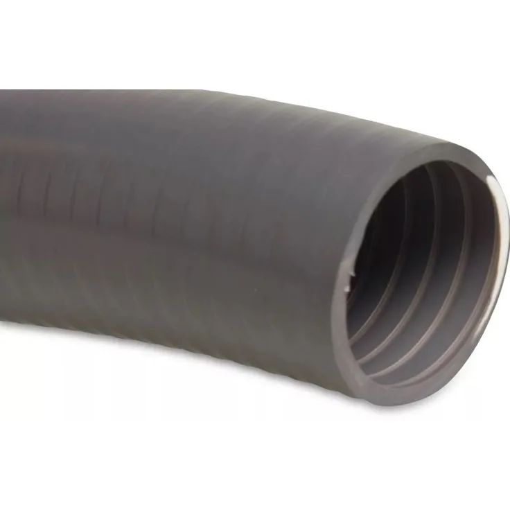 25m Schwimmbadschlauch Poolschlauch grau 55x63mm PVC 5bar Poolflex Klebeschlauch
