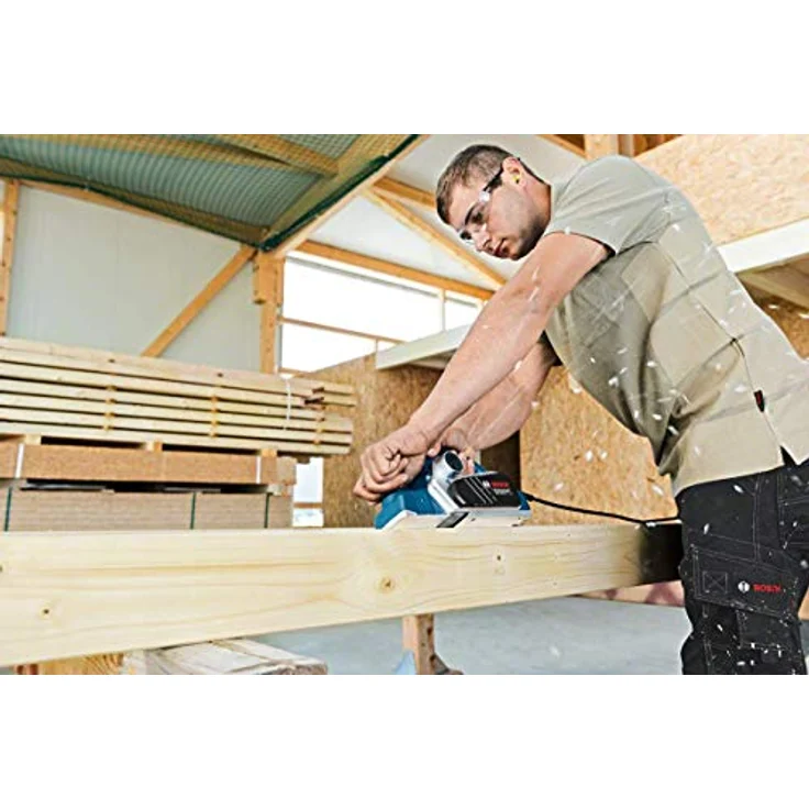 Bosch Professional Handhobel GHO 26-82 D (inkl. Parallelanschlag, Sechskantstiftschlüssel SW 2,5, Stoffstaubbeutel, im Koffer) – Bild 5
