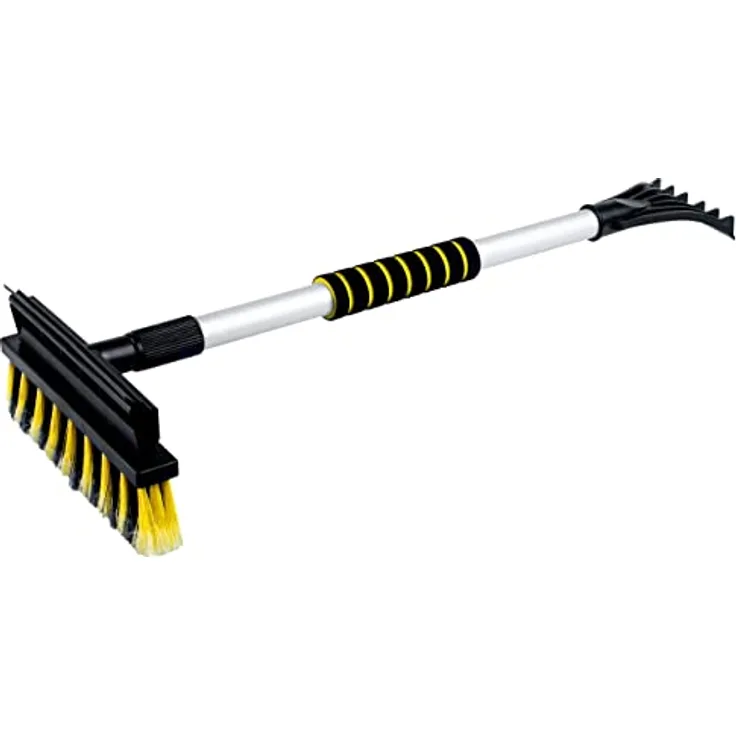 Bürste mit Eiskratzer und Gummilippe teleskopierbar - 3in1- 60-90 cm