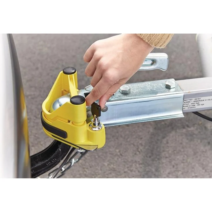 NORDWEST Anhänger-Diebstahlsicheru ng Stahl,pulv.L225xB200xH110 mm SB Verpackung – Bild 3