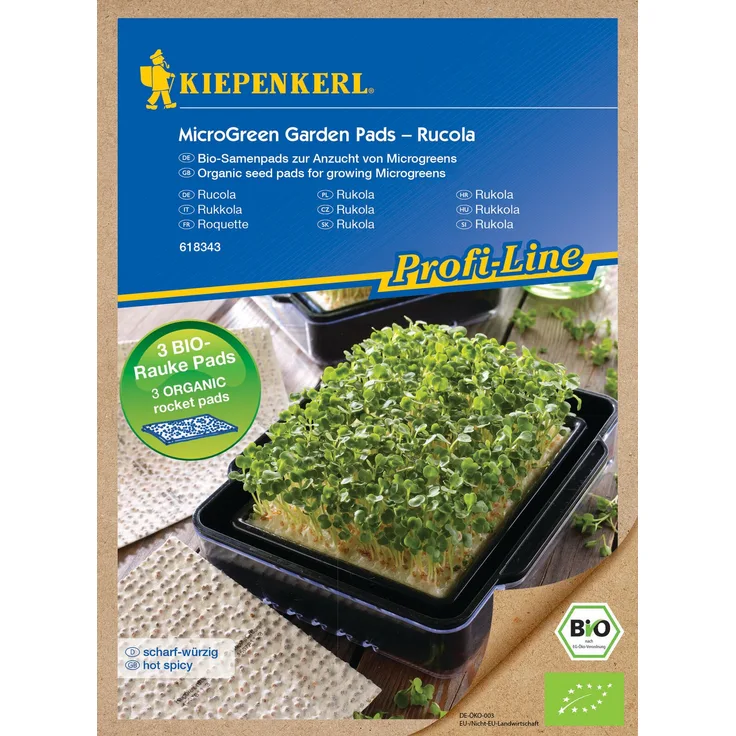 BIO Microgreen Pads Rucola, Nachfüllpad