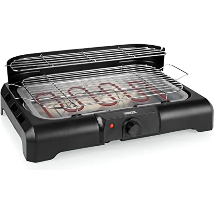 Princess Elektrogrill mit Seitlichen Ablagen 2200 W Schwarz – Bild 3