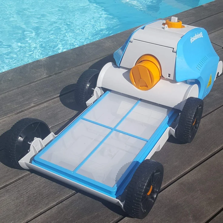 Steinbach Poolrunner Battery+ Akku-Poolroboter 2 Stunden Akkulaufzeit Poolgröße bis 18 m², 10 m³/h Filterleistung, kabellos, 10 bis 35°C, softwaregesteuerte Bewegung – Bild 3