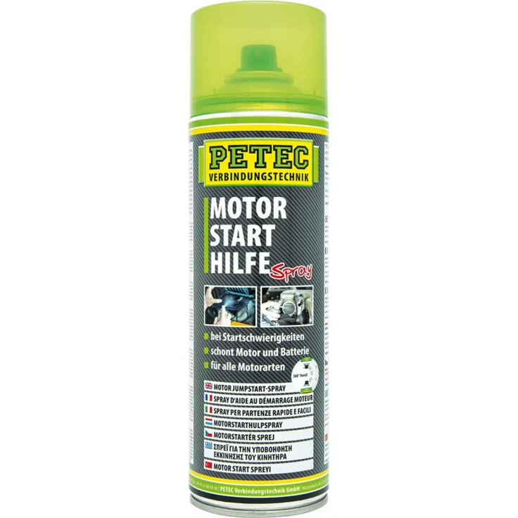 Petec 70450 Motorstarthilfe für Kaltstart - 500ml Dose - alle Motorarten