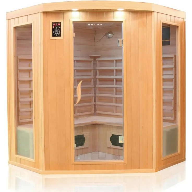 Dewello Infrarotkabine HALEY 160x160 cm Keramikstrahler