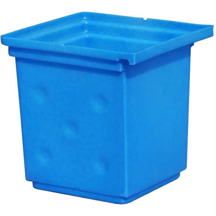Vorsatzbehälter VB 2, aus robustem Polyethylen, Ausführung in blau