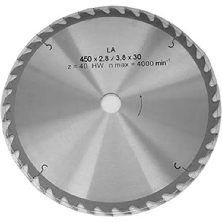 ATIKA Ersatzteil | Hartmetallsägeblatt Ø 450x2,8/3,8 für Baukreissäge BTH / BTK