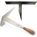 Bundle Schieferhammer rechts mit Haubrücke gerade Hammer Schiefer Dachdecker