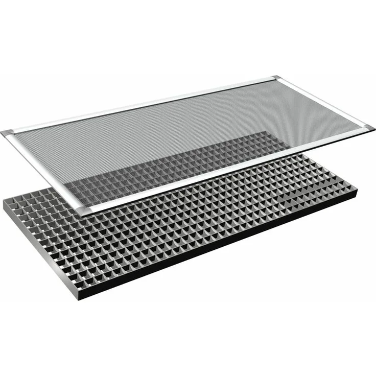 Windhager Lichtschachtabdeckung Komplettset Alu, 44x106cm