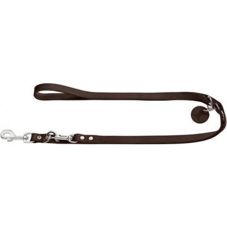 Hunter Hunde-Leine verstellbar dunkelbraun 20-200 – Bild 1