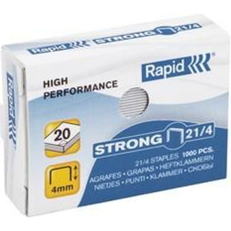 Rapid Heftklammern Strong 66-6, galvanisiert Inhalt, 5000 Stück (24867800 - alt 11740800)