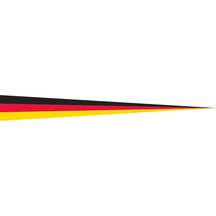 Wimpel Deutschland 160 g/m² ca. 30 x 150 cm