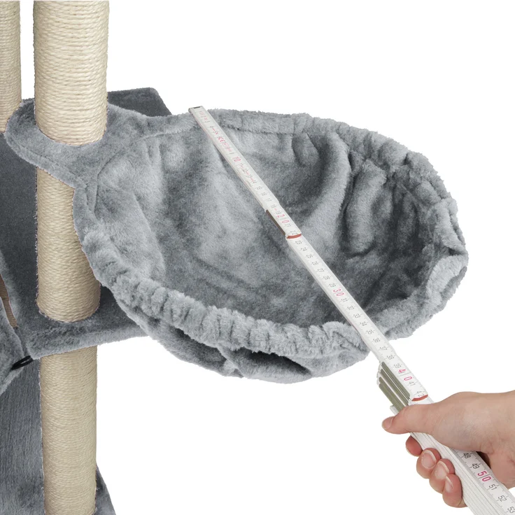 tectake Kratzbaum Lilou 165cm - grau – Bild 3