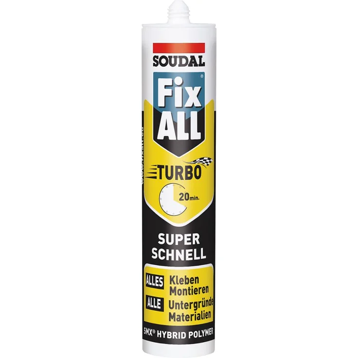 Soudal Fix ALL TURBO 290ml schnelle Verklebung - Preisvergleich – Bild 1