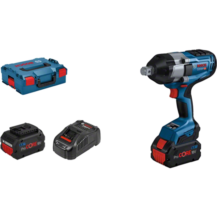 Bosch Professional GDS 18V-1000 Akku-Drehschlagschrauber BITURBO Anziehmoment 1000 Nm Losbrechmoment 1600 Nm 2x Akku 8,0 Ah L-Boxx – Bild 10