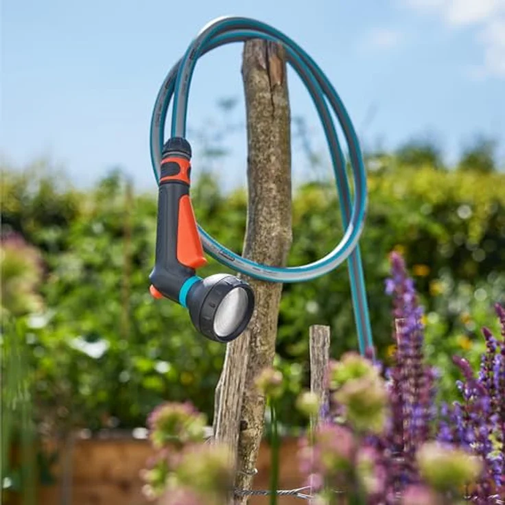 Gardena Bewässerungsbrause Classic, Softsprühbild mit stufenlos einstellbarer Wassermenge, wetterbeständig gegen UV-Strahlung und Frost – Bild 9