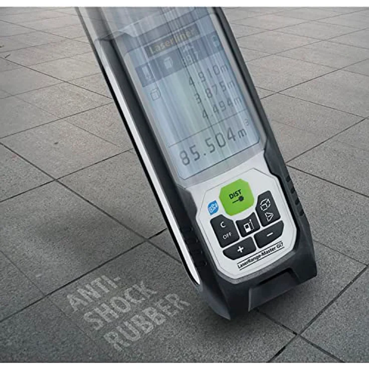 Laserliner Master Gi7, Laserentfernungsmesser 70m ± 2mm, IP40, grüne Lasertechnologie mit LC-Display – Bild 5