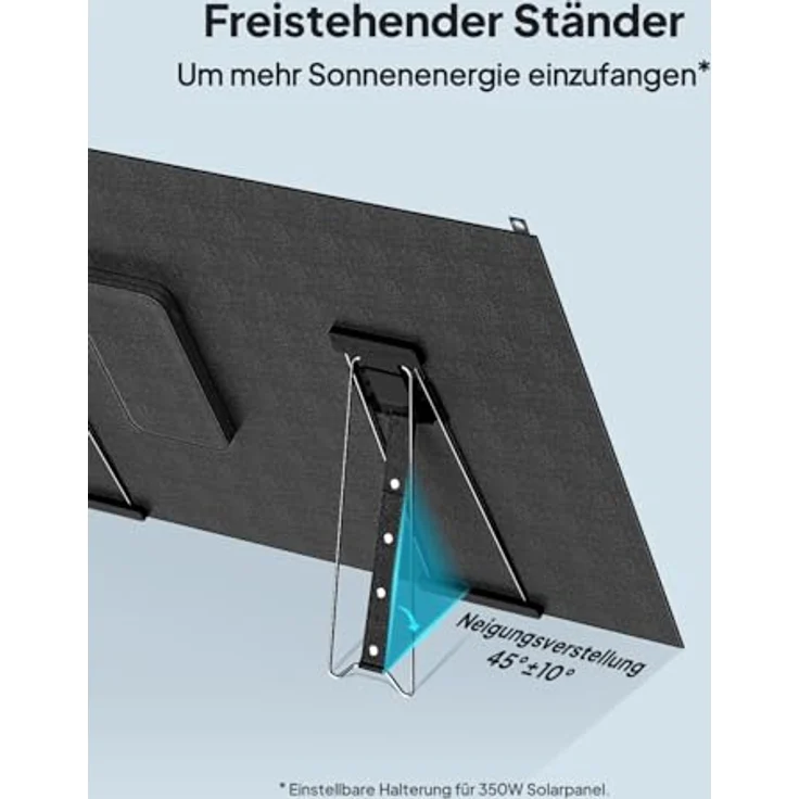 BLUETTI PV350 Solar Panel 350W, faltbares Solarmodul mit 23.4% Wirkungsgrad und IP65-Schutz – Bild 3