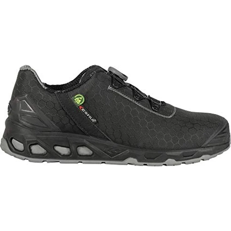 COFRA Halbschuh RECUPERATOR, ESD SRC S3, Gr.42, schwarz, mit BOA® Fit System und TPU Spitzen-und Fersen – Bild 2