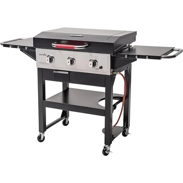 Char-Broil Gasgrill Griddle 3400 mit 48 x 68 cm Gusseisen-Grillplatte, vielseitiger Gasgrill für maximale Grillvielfalt – Bild 5