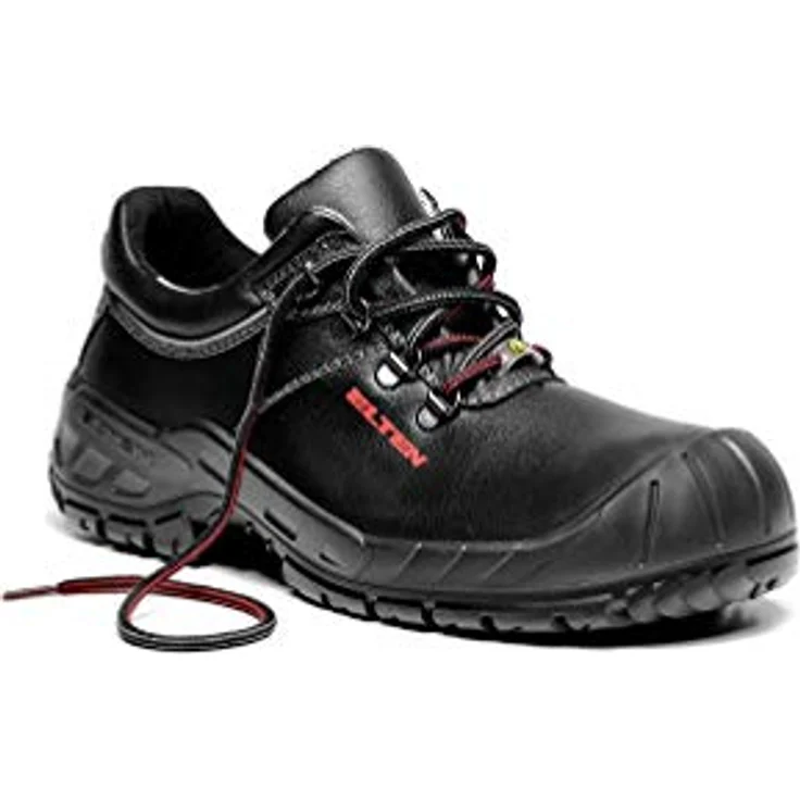 ELTEN Renzo Low ESD S2 SRC Sicherheitsschuhe, Halbschuhe aus Leder mit Stahlkappe, rutschhemmend, für Herren und Damen – Bild 1