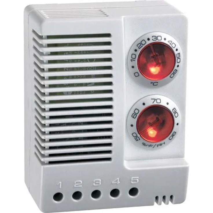 Siemens SIEM Hygrostat ETF 012, Elektronischer Hygrotherm mit Temperaturbereich 0-60°C und Feuchtigkeitsmessung 50-90% RF
