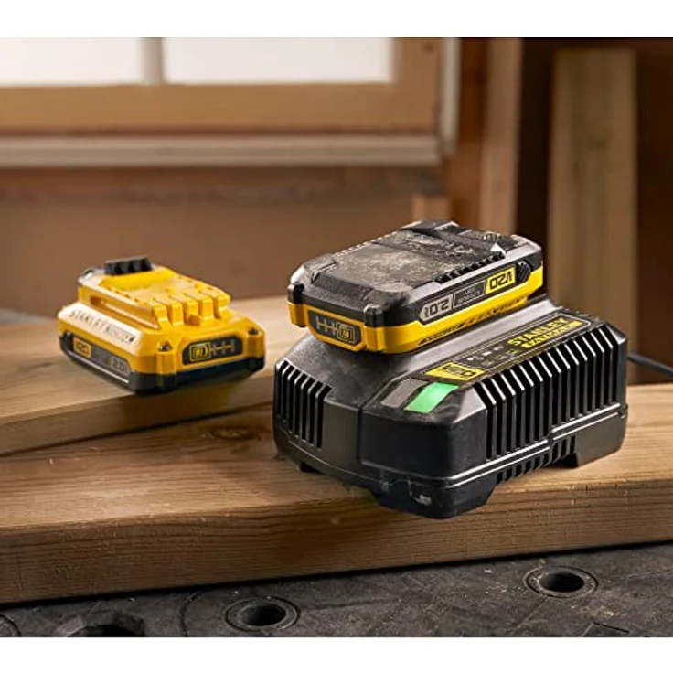Stanley SFMCB12D2-QW Akku Starter-Kit SFMCB12D2 18 Volt Einstieg in das V20-Akkusystem FatMax inkl, – Bild 4