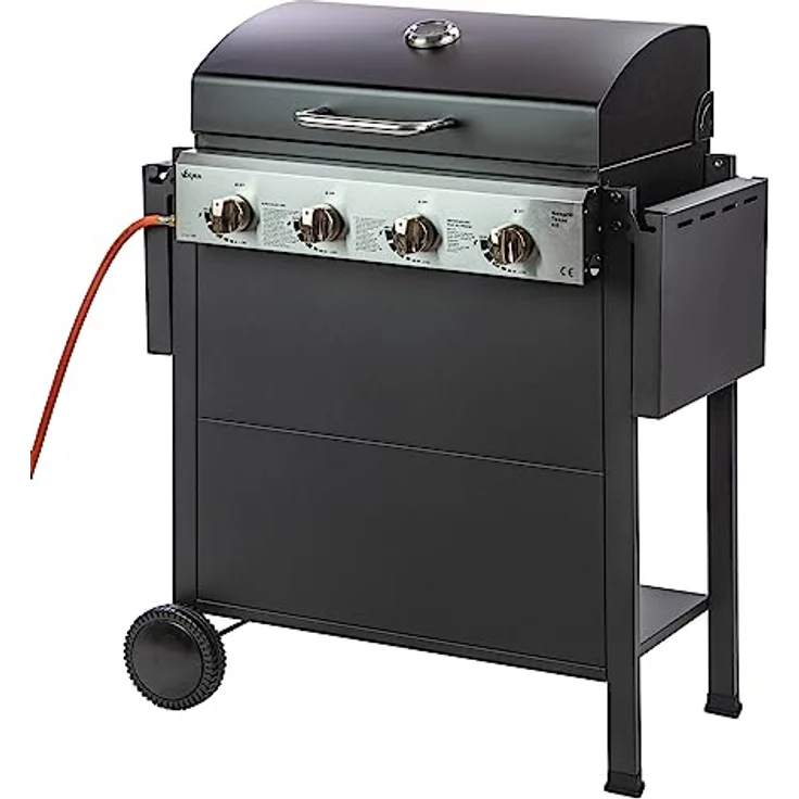 Gasgrill Texas Grillwagen Sale Grill Brenner Grillrost 59x35 Ablagen – Bild 3