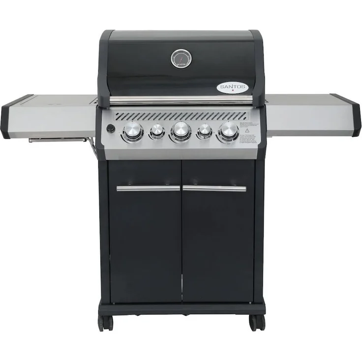 Proregal Gasgrill Gasgrill S-318 Schwarz mit 3 Hauptbrenner + 3-teiliges Zubehörpaket – Bild 1