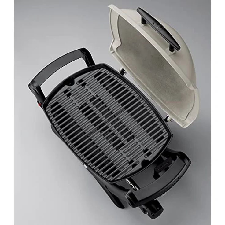 Weber Gasgrill Q 1000 mit Stand 1 Brenner und Aromaschienen Schwarz – Bild 4