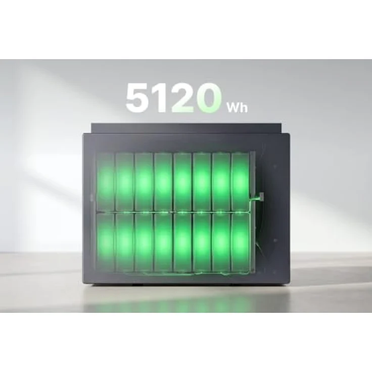 CONOW Tuya CBE2000 PRO Erweiterungsakku – 5120Wh LiFePO4 mit 6000 Zyklen, modular erweiterbar – Bild 7