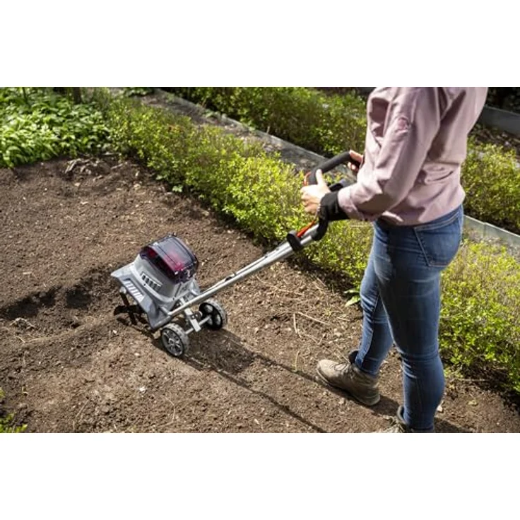 IKRA IB-TC 36, 36V Akku Bodenhacke mit zwei Arbeitsbreiten 19-30 cm, bürstenloser Motor, kompatibel mit Bosch – Bild 4