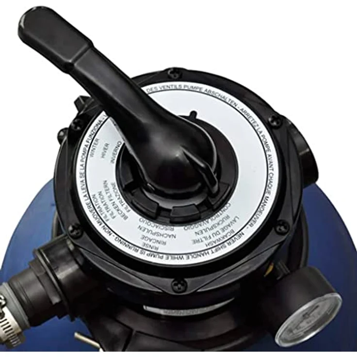 vidaXL Sandfilteranlage, Sandfilterpumpe 400 W mit 11.000 L/h, korrosionsfester Filtertank, für Pools mit 2,5 cm Anschluss – Bild 3