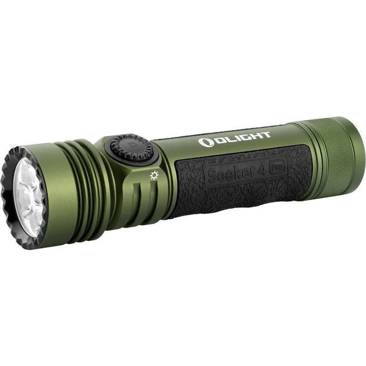 Olight Seeker 4 Pro, Taschenlampe mit 4600 Lumen, 260 m Reichweite, IPX8 wasserdicht, akkubetrieben, USB-C Ladeanschluss