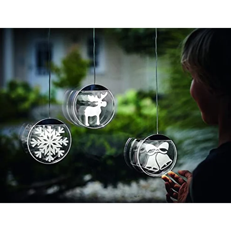 Krinner Lumix Deco Lights LED-Acrylglastaler Schneekristall – Bild 8